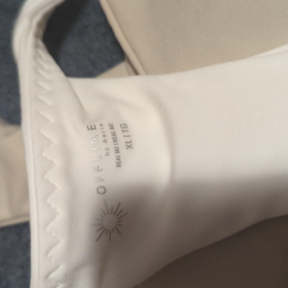 Aerie Offline Brown, White, and Beige Sports Bras Size XL / TG - Picture 3 of 7